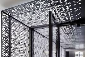 ceiling sheet with laser cut design