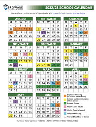 2022 2023 broward s calendar