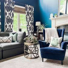 23 blue and gray living room ideas
