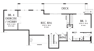Four Bedroom Ranch House Plan Plan 5205