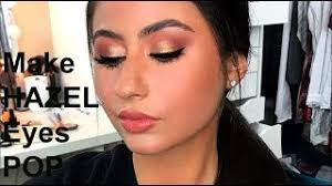 make hazel eyes pop client makeup