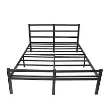 Lusimo Black King Bed Frame With