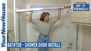shower door bathtub install do it