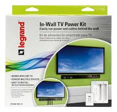 With Legrand In Wall Tv Power Kit