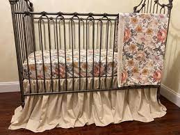 Girl Crib Bedding Vintage Fl Crib