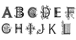 fancy alphabet letters karen s whimsy