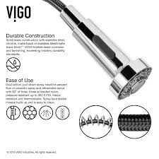 vigo edison vg02001ch pull down spray