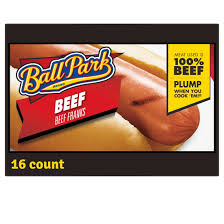 ball park beef hot dogs 30 oz 16