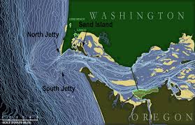 File Columbia River Mouth And Bar Jpg Wikimedia Commons