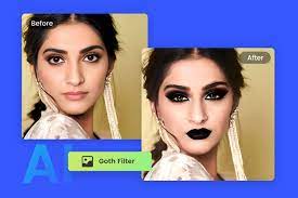 goth filter try on goth makeup looks
