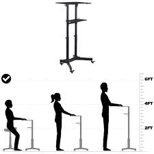 Maybe you would like to learn more about one of these? Mount It Mobile Standing Height Desk Portable Podium And Rolling Presentation Lectern With Caster Wheels Mi 7971 Overstock 26171074