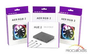 Nzxt Hue 2 Rgb Lighting Kit And Aer Rgb 2 Fans Review Proclockers