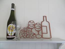 Wine Glasses Bottle And G Metal