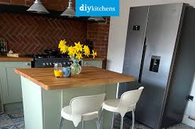 shaker sage painted timber real kitchens
