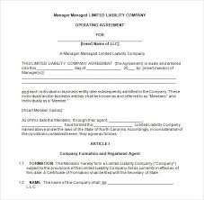 Llc Operating Agreement 8 Download Free Documents In Pdf Word