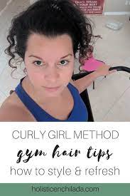 Find a curl refresher spray. How To Style And Refresh Curly Hair During And After A Workout The Holistic Enchilada