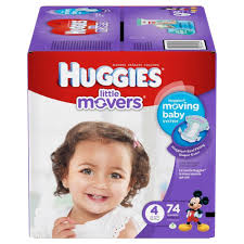 Huggies Little Movers Diapers Size 4 70ct Godzilla