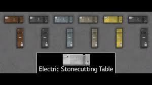 With this block, new in minecraft snapshot. Steam Workshop Electric Stonecutting Table