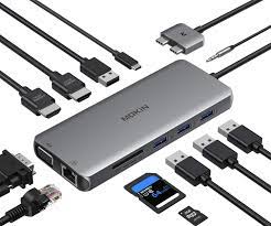 dual monitor hdmi adapter 12 in 1 usb c