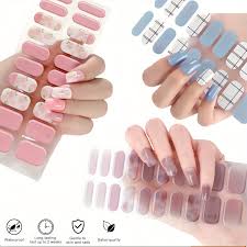semi cured gel nail strips works