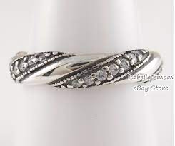 genuine pandora silver ring band