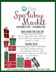 Check spelling or type a new query. Stone Creek Club Spa Calendar Event Black Friday Hours 8am 6pm Gift Card Sale Spa Liday Market