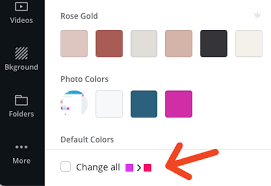 how to change colors in canva canva