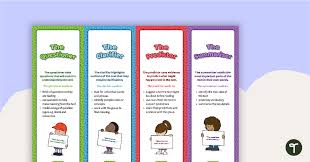 reciprocal teaching role bookmarks