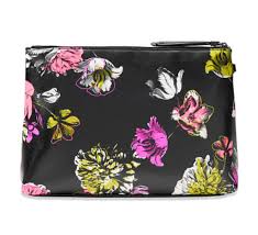 wild flower beauty pouch cosmetic bag