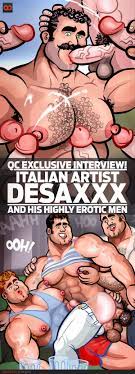 Italian Artist Desaxxx And His Highly Erotic Men - QC Exclusive Interview!  - QueerClick