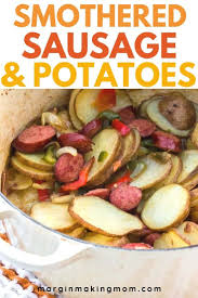 easy smoked sausage and potatoes