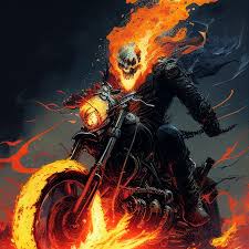 ghost rider motorcycle marvel heroes ai