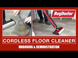 rug doctor cordless hard floor cleaner