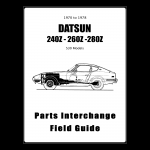 S30 Z Car Parts Interchange Guide