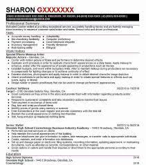 special effects makeup artist resume sle