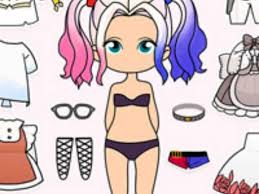 play paint doll dress up makeup game