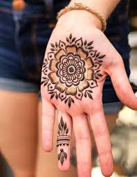 flower mehndi design