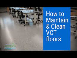 how to maintain and clean vct flooring