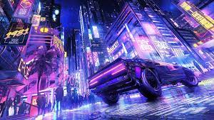 Cyberpunk Car Night City 4K Wallpaper ...