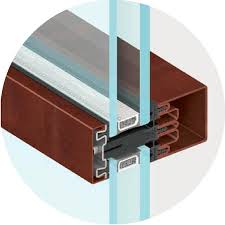 Steel Curtain Wall System Thermally