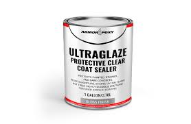 ultraglaze clear topcoat armorpoxy