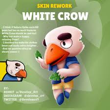 Profile 'yde 短' #vypq8jp yde 短 best brawlers, brawlers trophies graph, victories, trophies graph, performance and club history. Skin Rework White Crow Brawlstars