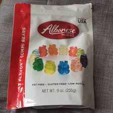 albanese gummi bears and nutrition facts
