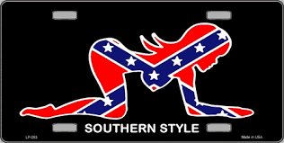 confederate flag license plate