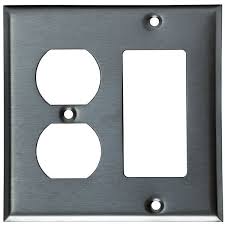2 Gang Satin 430 Stainless Steel Wall Plate