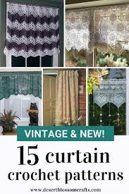 15 unique crochet curtain patterns