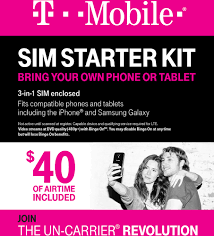 t mobile 40 prepaid sim activation kit