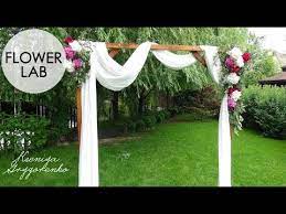 how to decorate wedding arch diy