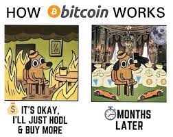 And max the average value bitcoin price for convert (or exchange rate) during the day was $54,882.91. How Bitcoin Works This Is Fine Meme Bitcoin Edition Bitcoin Bitcoin Memes Crypto Currencies