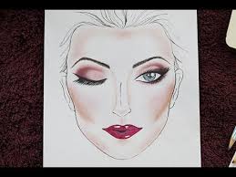 mastering makeup artistry face chart